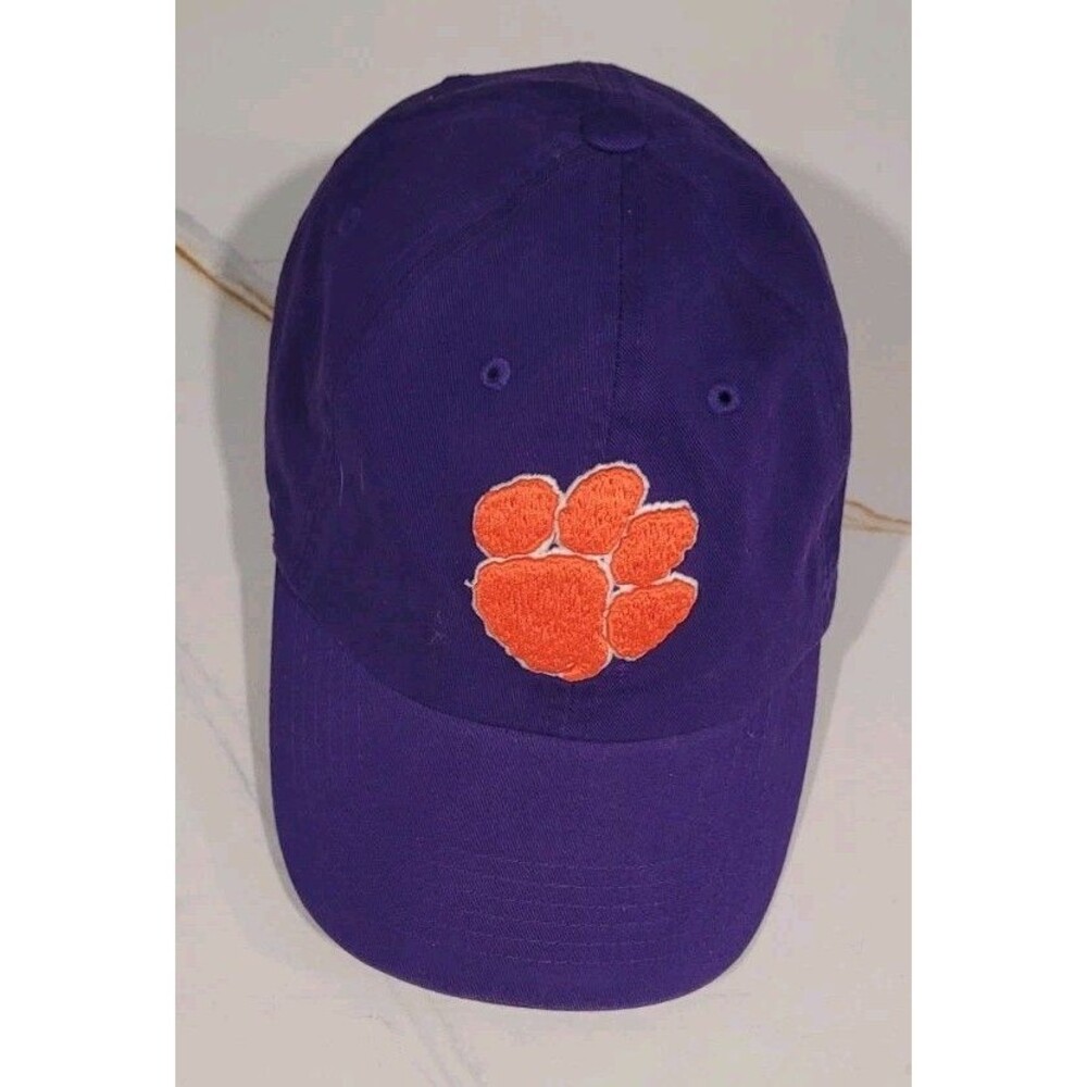 Clemson Tigers Purple Hat Top Of The World Orange Logo South Carolina NCAA Cap
